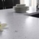 Bianco River - Finition Quartz Silestone Volcano flammée